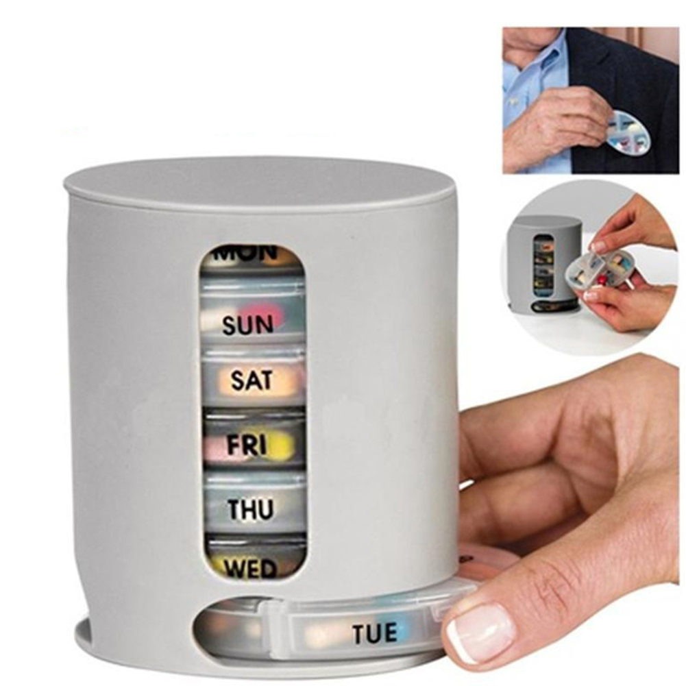 Storage Case Compact Organize Mini Pills Storage Box Convenient Medicine Storage Box Pill