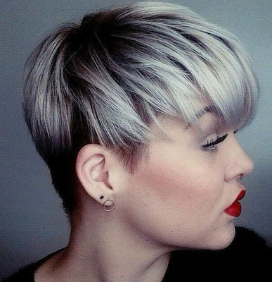 Western style Short straight hair Full mechanism Chemical fiber wig Headgear wig