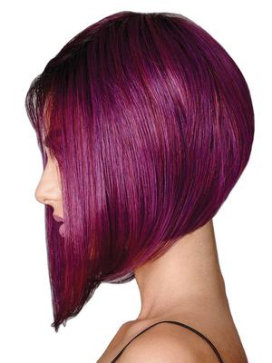 Western style Ms short hair fashion Gradient Chemical fiber wig wig