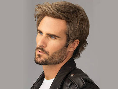 Western style Men Wig fashion Headgear Handsome Chemical fiber headgear wig