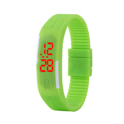 led wristband Silica gel electronic Watch student movement Silica gel electronic watch