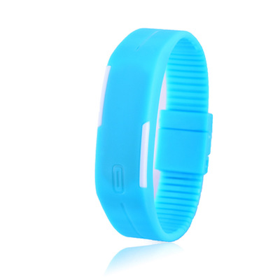 led wristband Silica gel electronic Watch student movement Silica gel electronic watch