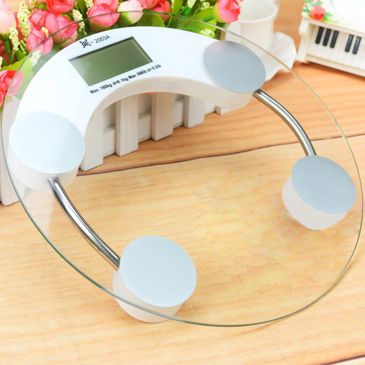 Electronic Weighing Scales Household Body Health Scale Tempered Glass Scales  Battery-Weight Scale