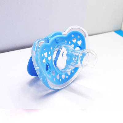 Baby Silicone Pacifier Soothing Infants Bite Chew Supplies Newborn Comfort Appease Nipple