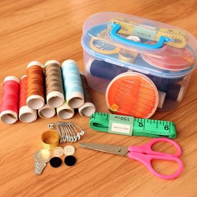 Home Sewing kit  Fabric Sewing needle Suit sewing kit Multifunction Portable sort out Treasure chest