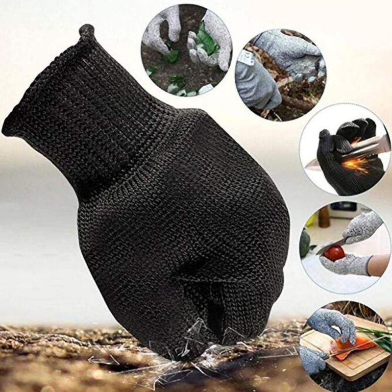Outdoor Cut Resistant Glove Fishing Steel Mesh Gloves-Safety Food Grade Cutting  Kitchen Work