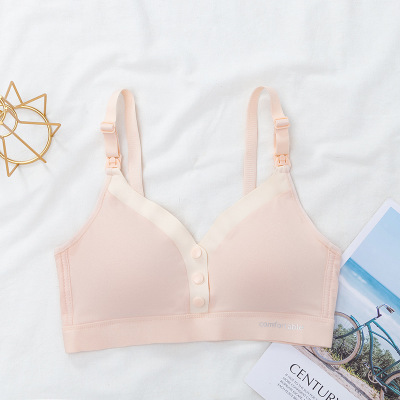 breast-feeding Bra underwear pregnancy Vest underwear Gather Anti-sagging Deduction Feeding