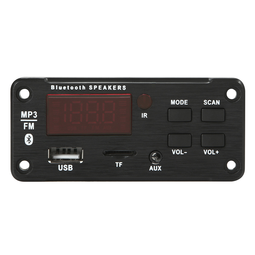 Car sound Bluetooth mp3 Decoders  Color screen display Bluetooth version 5.0 mp3 decoder Module