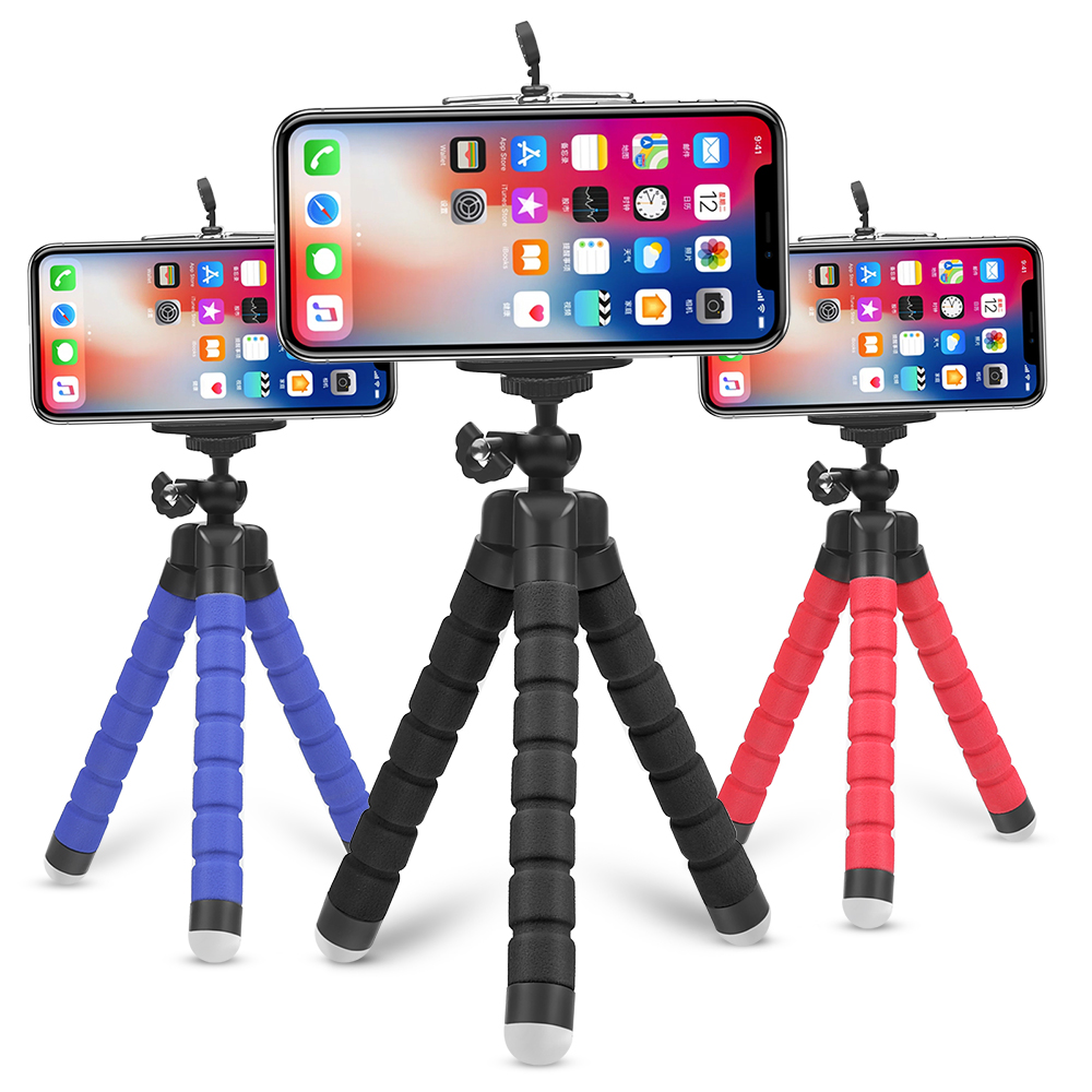 Tripod Octopus tripod  Lazy phone stand  Portable Cell phone Universal Bracket sponge Bracket