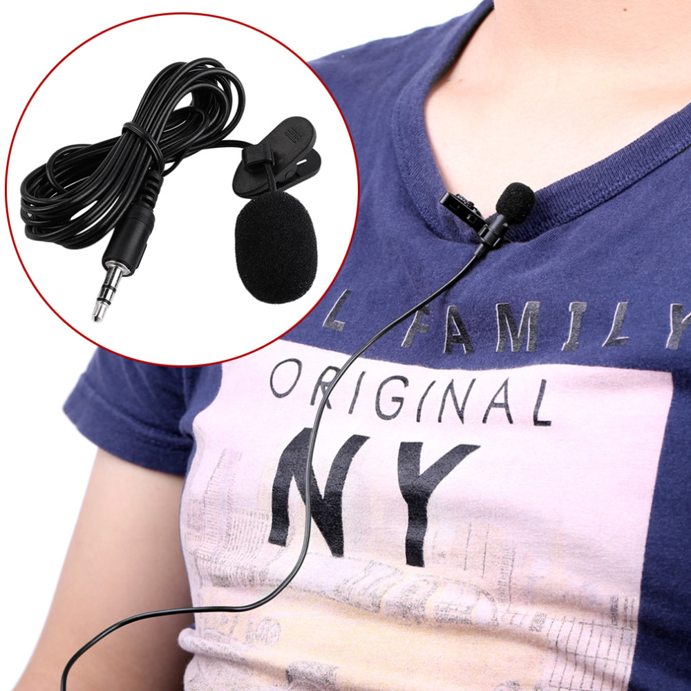 miniature Microphone Portable loudspeaker Mini meeting Lavalier collar microphone