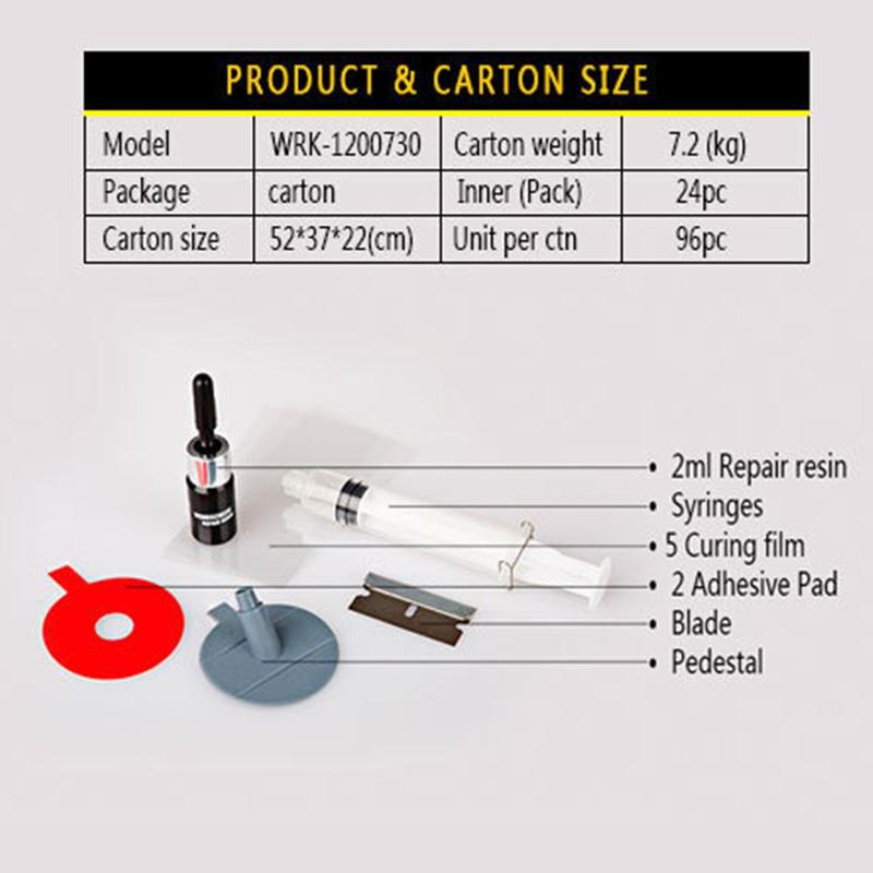 car glass repair Tools Windshield glass Repair agent glass Repair fluid