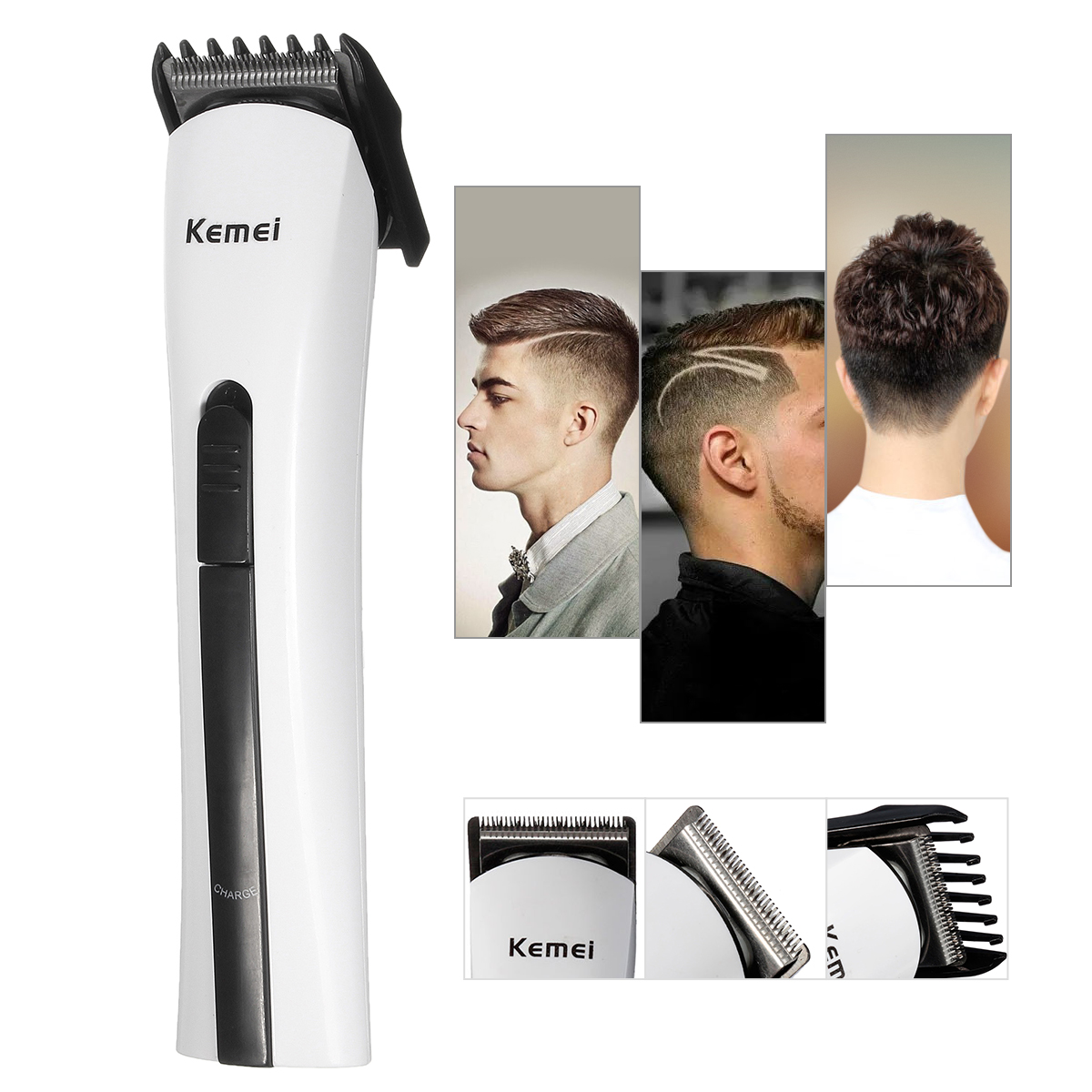 KM-2516 Electric Shaver Razor Beard Hair Clipper Trimmer Grooming AC 220-240V Hair Trimmer