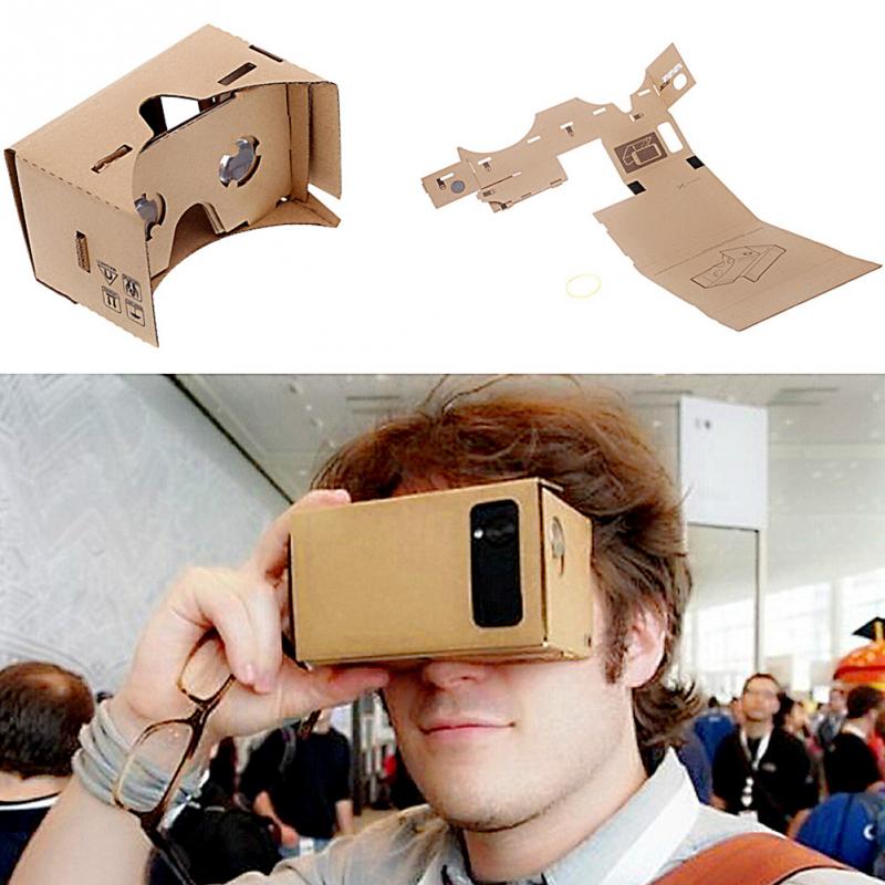 Google VR 3D glasses brand new DIY Google cardboard virtual reality VR mobile phone