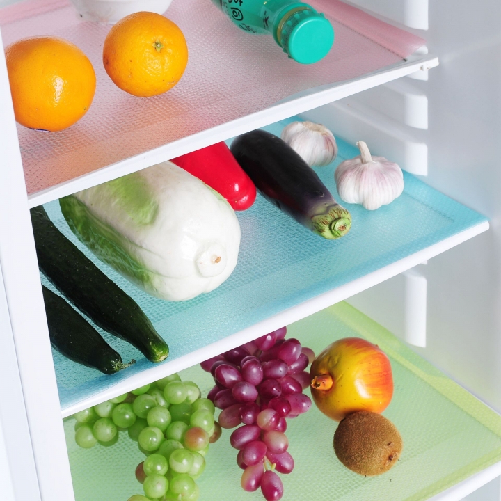 4Pcs/set Fridge Waterproof Mats Refrigerator Pad Table Cabinet  Kitchenware  4pcs(45*30)