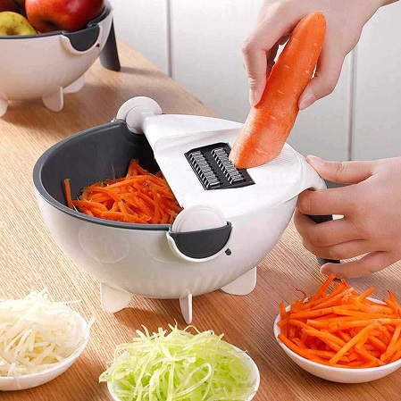 Kitchen Vegetable And Fruits Food Chopper/Slicer/Dicer /Grater Cutter With Storage Container