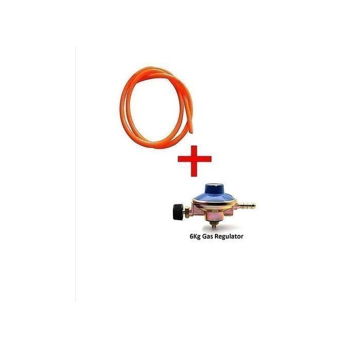 6kg Gas Regulator Plus Gas Delivery Pipe (for 6Kg Gas Cylinder)