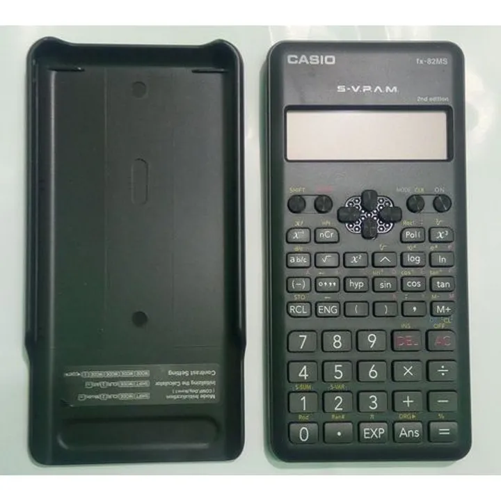 Casio FX82MS 2nd Edition Scientific Calculator with QR code Non-programmable Best for KCSE Black