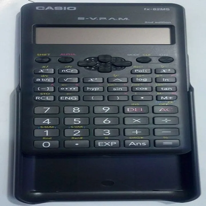 Casio FX82MS 2nd Edition Scientific Calculator with QR code Non-programmable Best for KCSE Black
