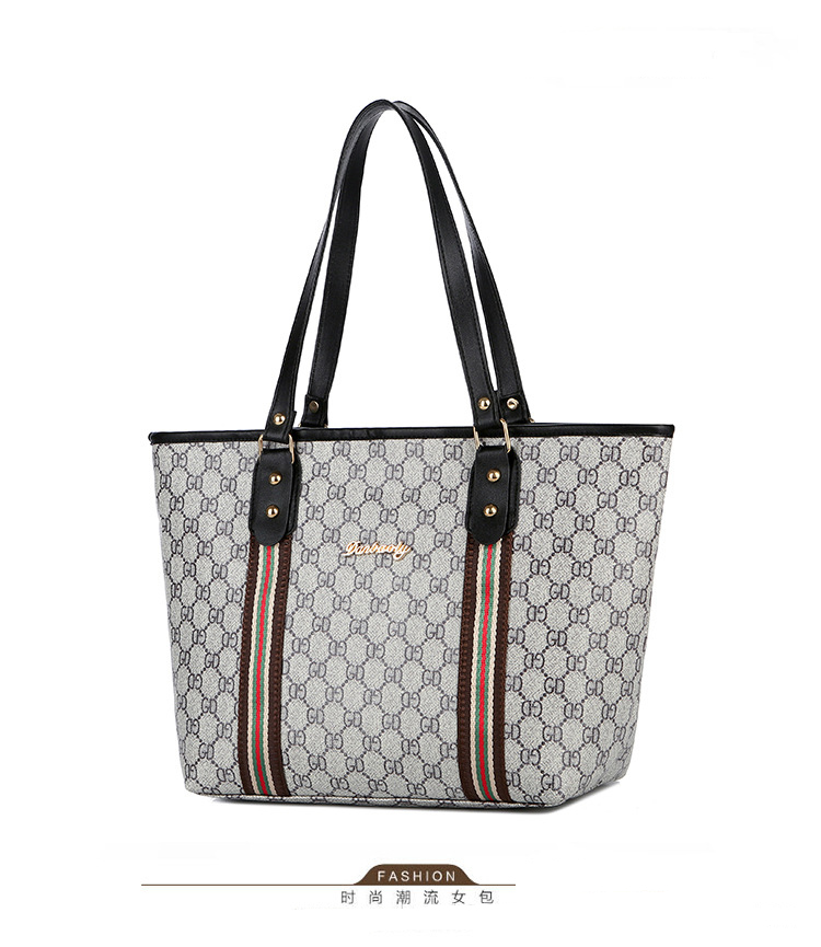 New design 1pc women's handbag portable bag big capacity bag PU material bag