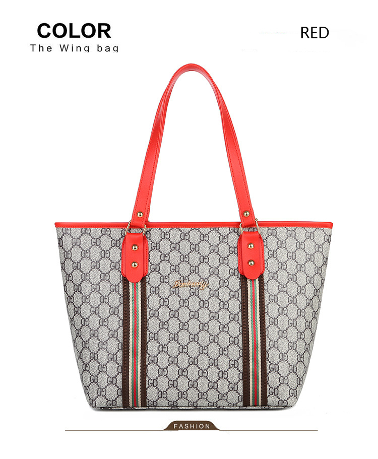 New design 1pc women's handbag portable bag big capacity bag PU material bag