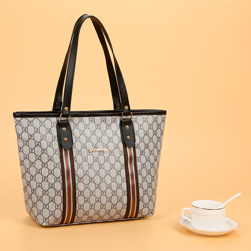 New design 1pc women's handbag portable bag big capacity bag PU material bag