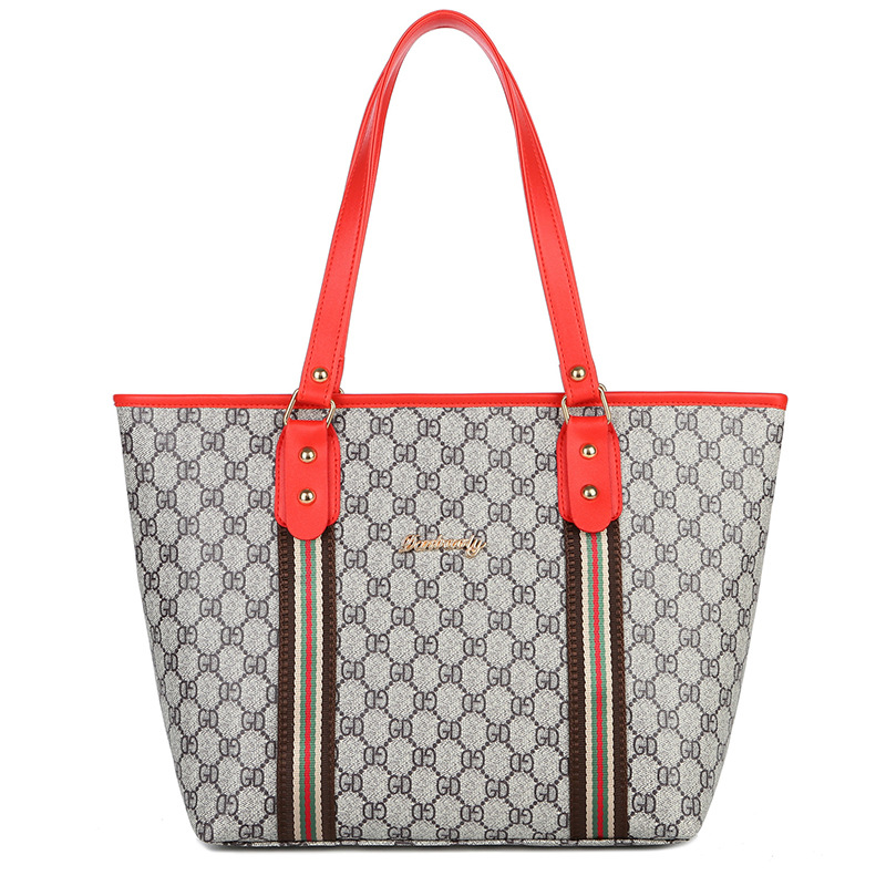 New design 1pc women's handbag portable bag big capacity bag PU material bag