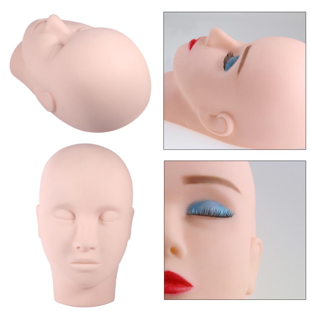 1PCs Professional Upgraded Make Up Eyelash Eye Lashes Extensions Practice Mannequin Training Head