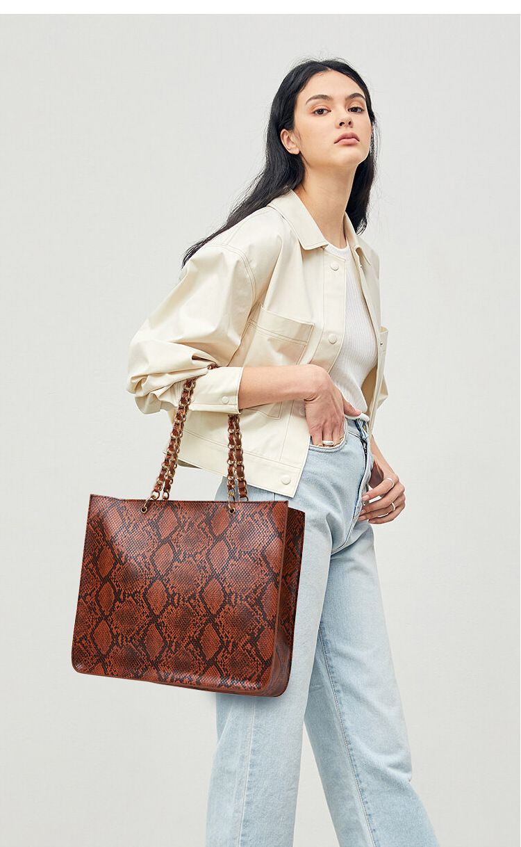 2021 New women's bag handbag big tote bag shoulder bag big capacity PU bag