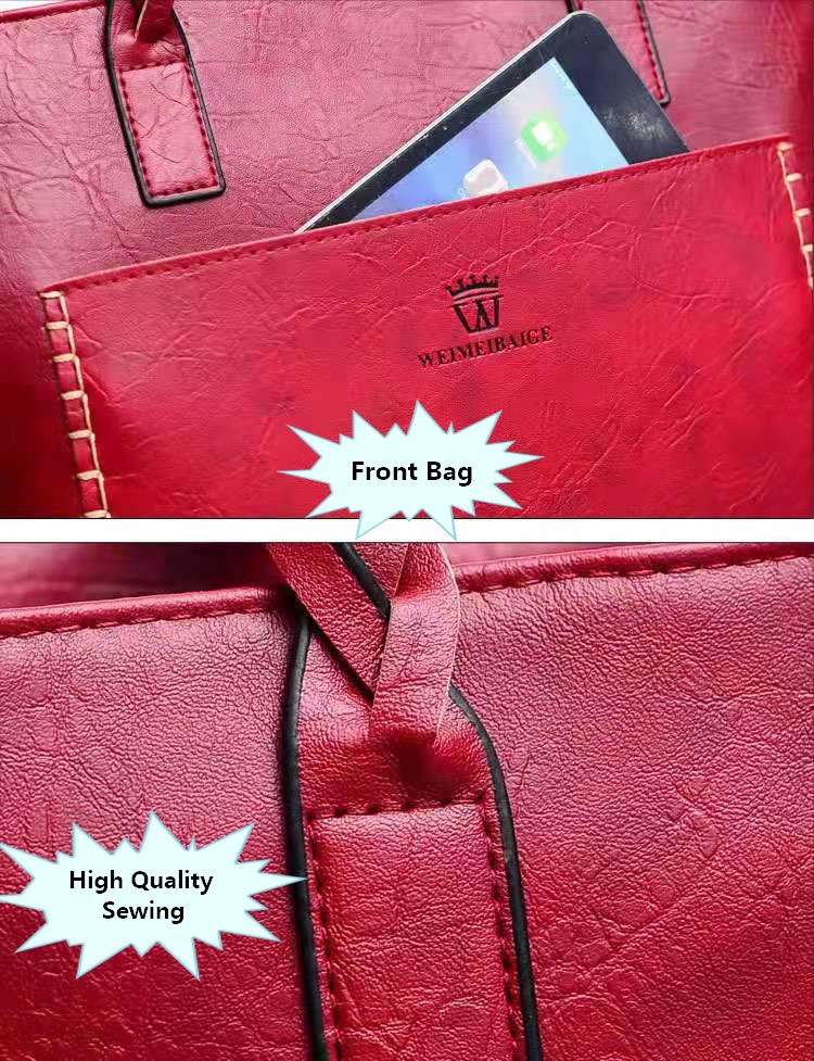 New desigh 1pc women&apos;s big handbags ladies bag  fashion tassels high quality PU bag
