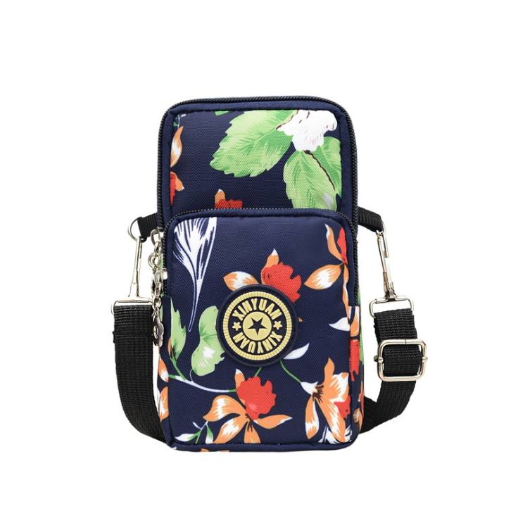 2021 Fashion Women's bag Messenger bag phone bag sport bag coin purse nylon material with flower