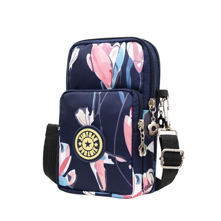 2021 Fashion Women's bag Messenger bag phone bag sport bag coin purse nylon material with flower