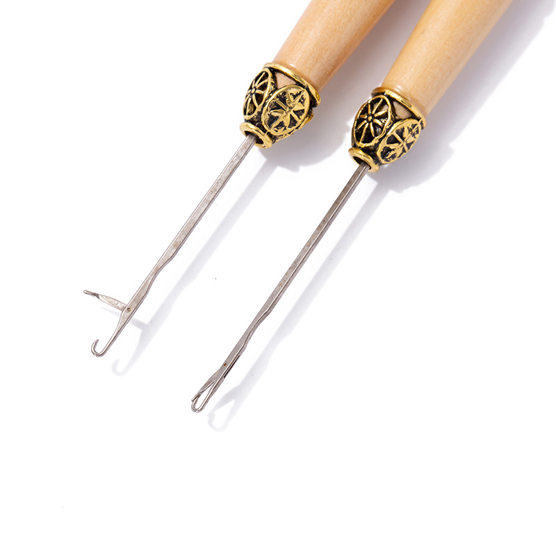 New hot style wig tool hair extension pliers crochet silicone buckle four-piece wig accessories