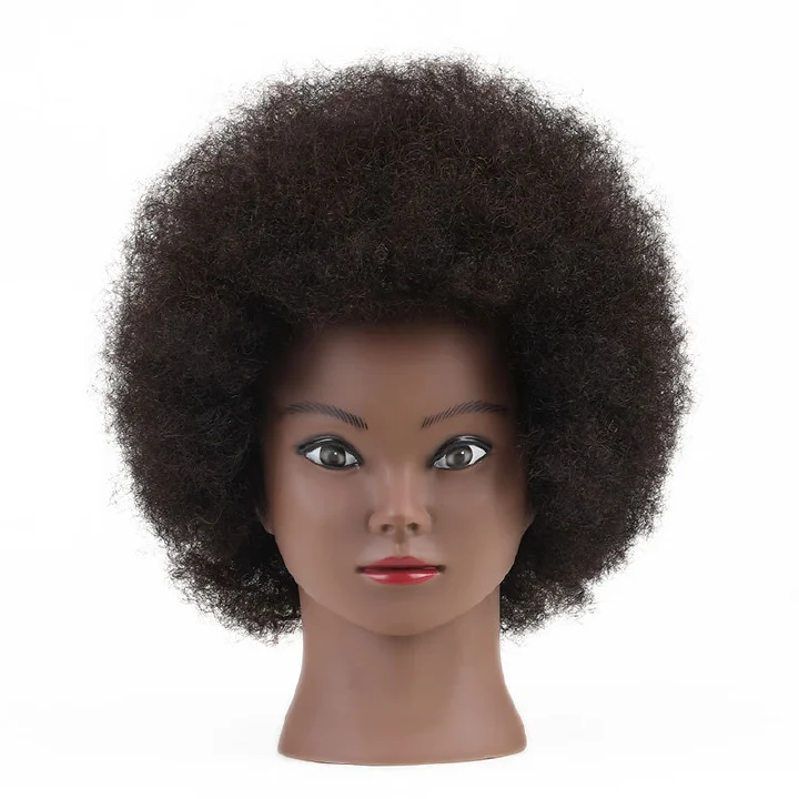 Real Human Hair Salon Practice Hairdresser Training Head Mannequin Dummy Doll Mannequin Head