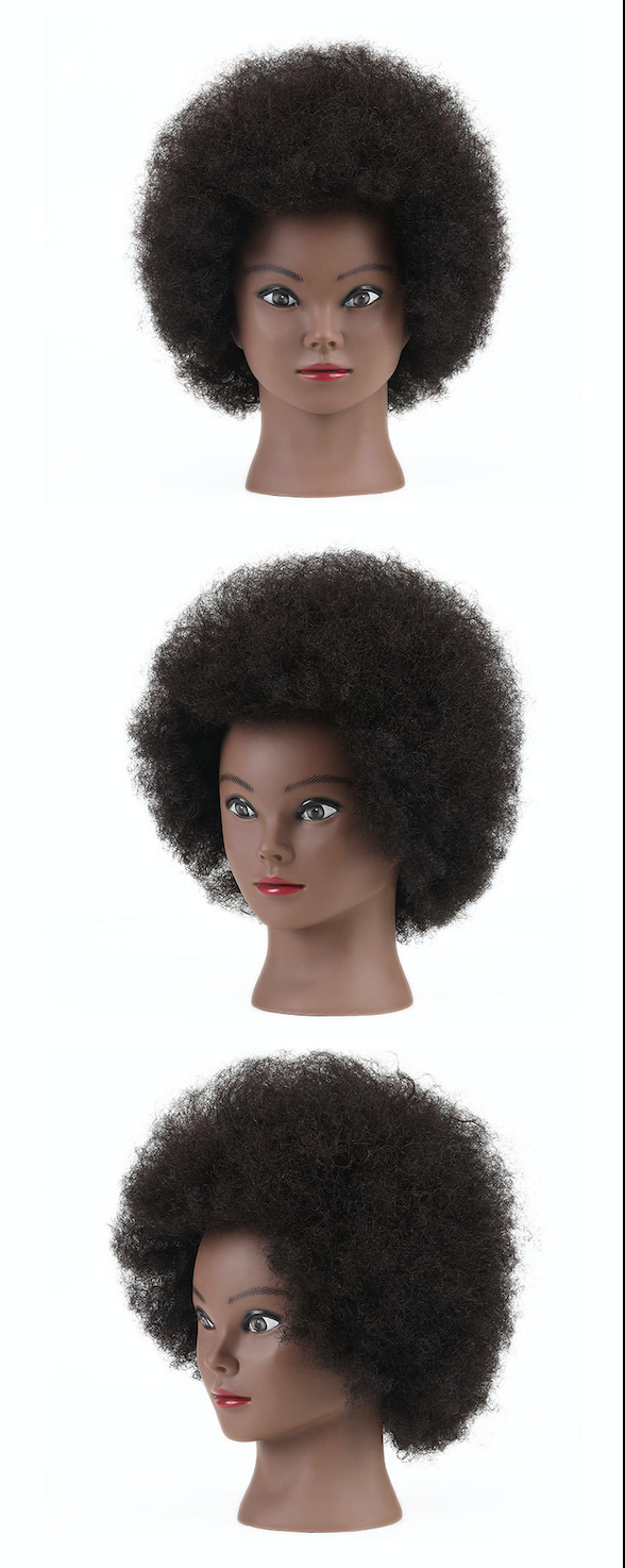 Real Human Hair Salon Practice Hairdresser Training Head Mannequin Dummy Doll Mannequin Head
