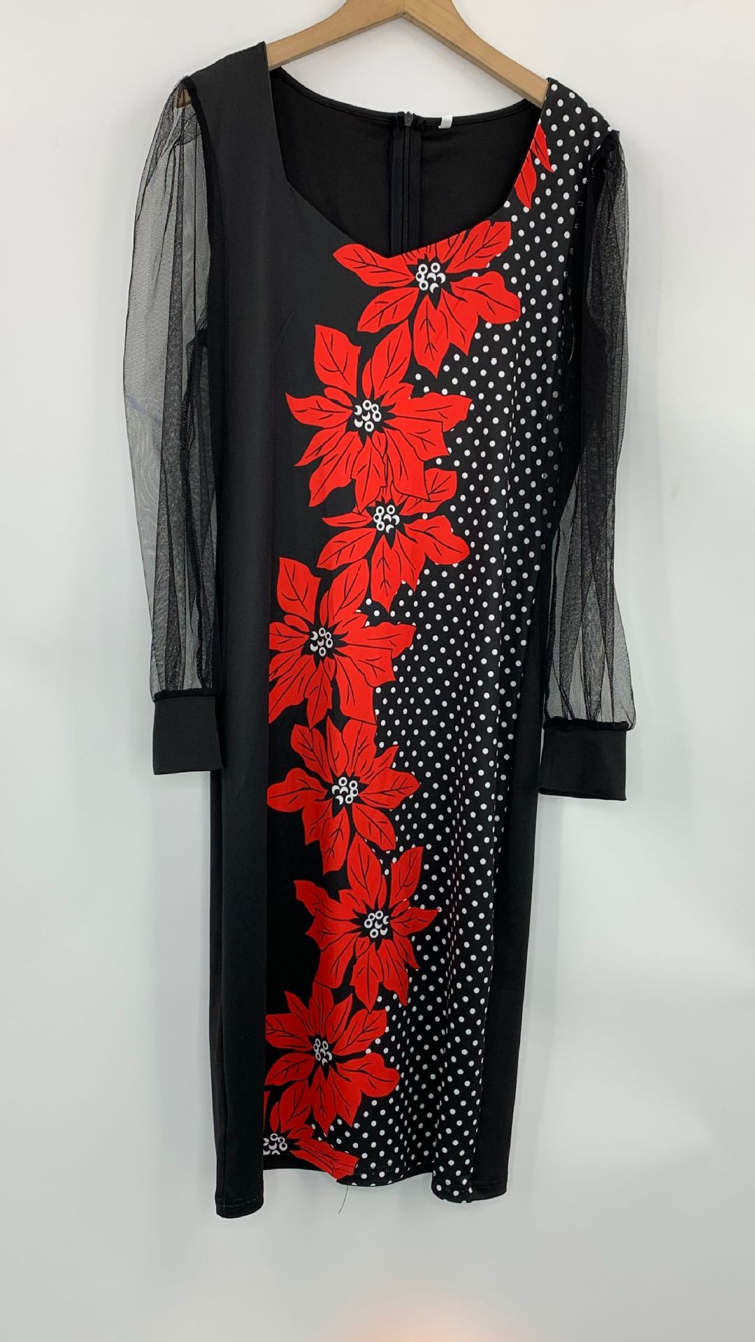 2023 Summer women's dresses print flower dress S-5XL dress sheath dress middle and long dresses