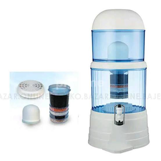 Stand alone water purifier with tap