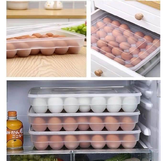 34 Pieces Egg Storage Kitchen Container