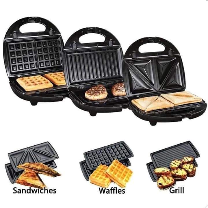 DSP 3 in 1  Sanwich Maker, Waffle Maker and Grill