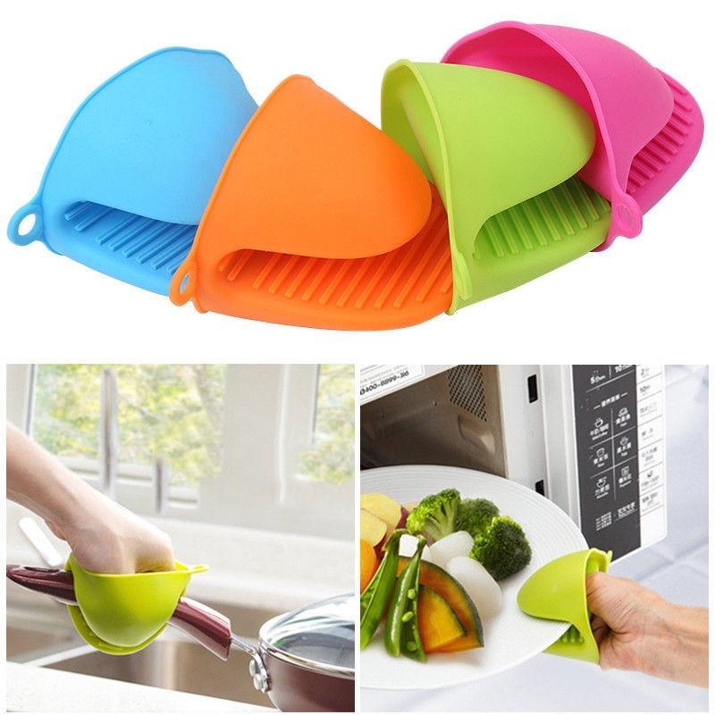 2 Pieces Kitchen Silicon Oven/Microwave Gloves