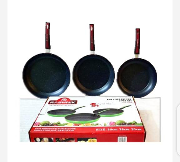 Set Of 3pcs Non Stick kitchen Frying Pans