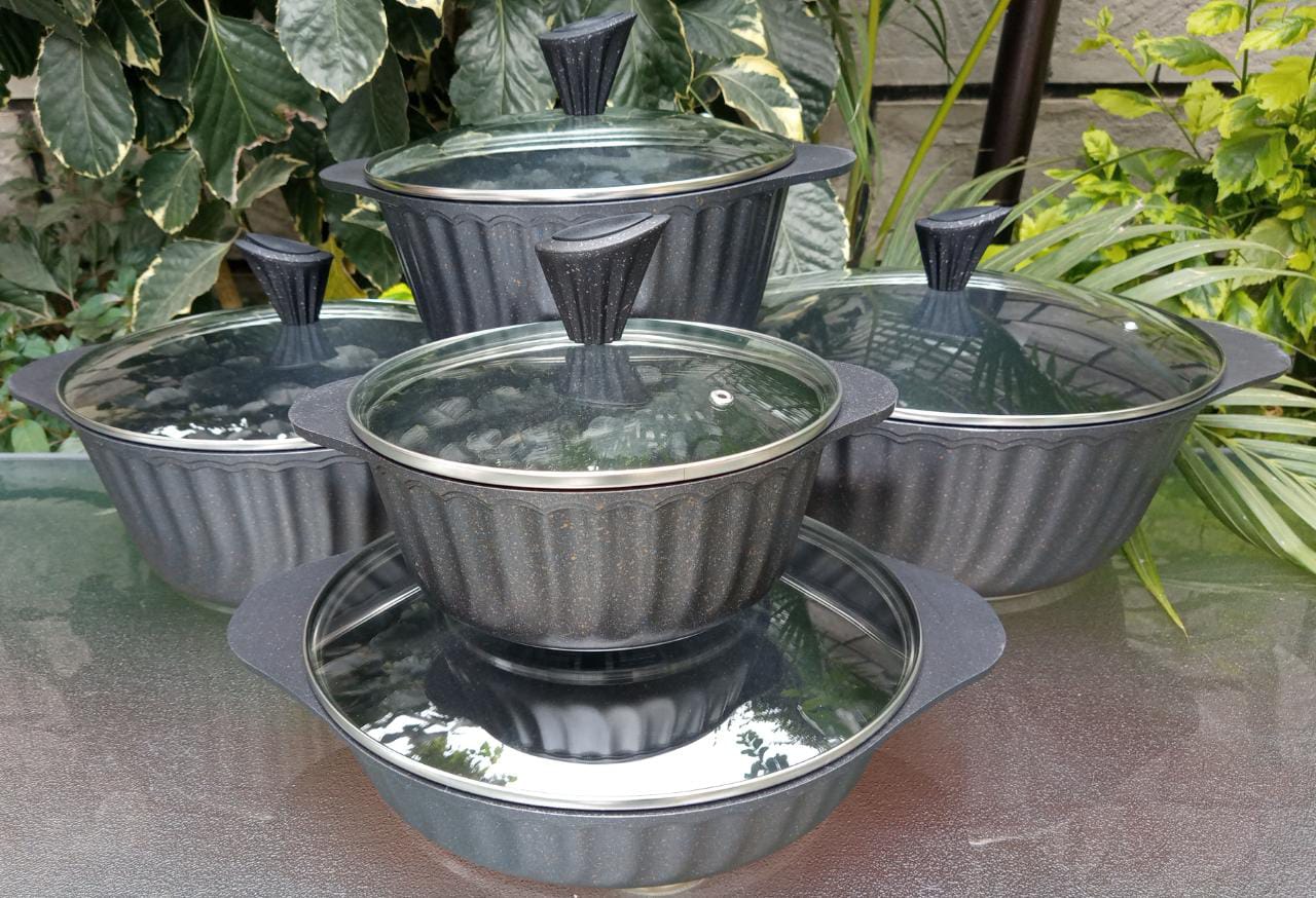 10 Pieces Bosch Germany Granite Kitchen Cookware/Cooking Pots Set