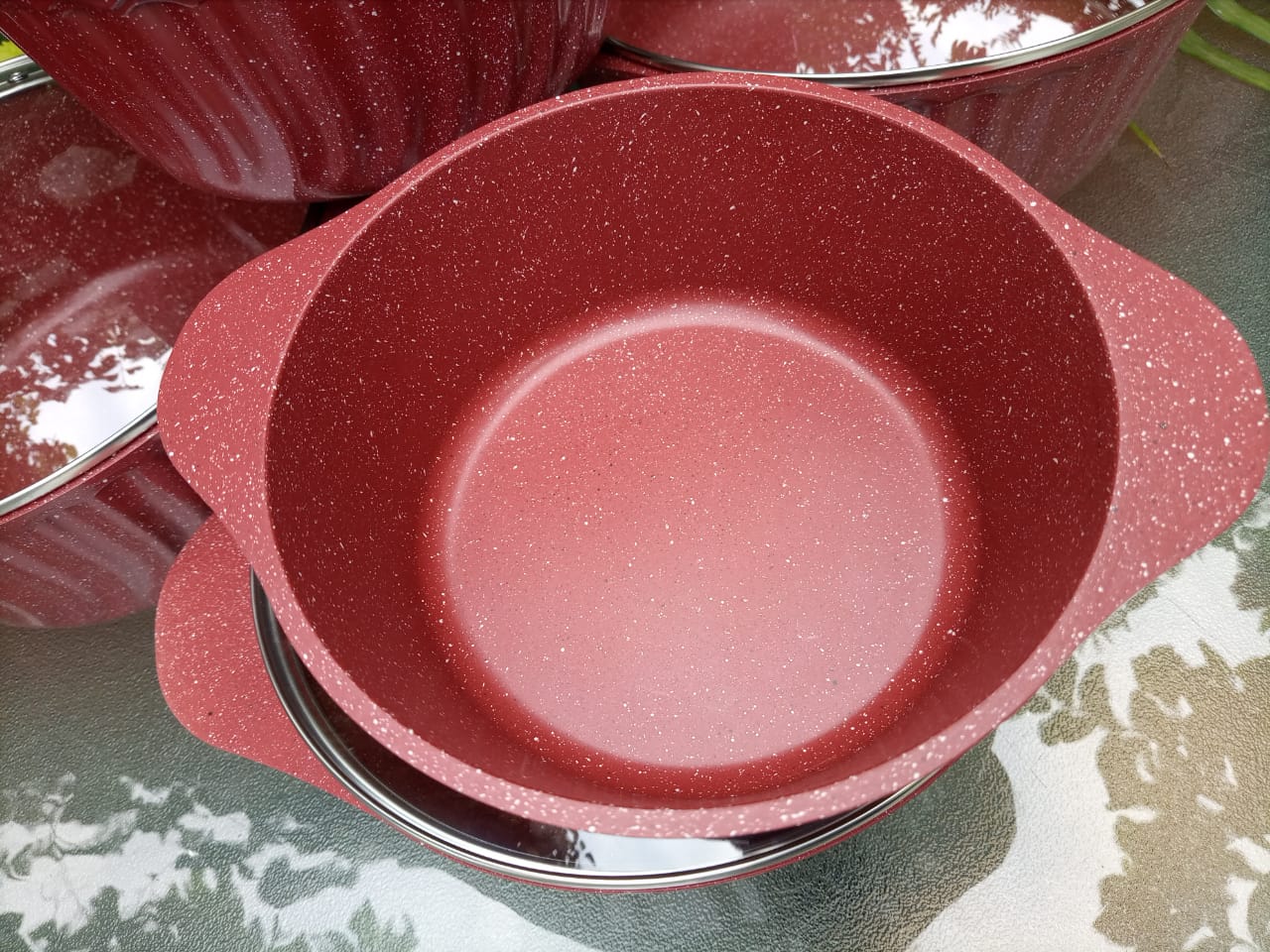 10 Pieces Bosch Germany Granite Kitchen Cookware/Cooking Pots Set