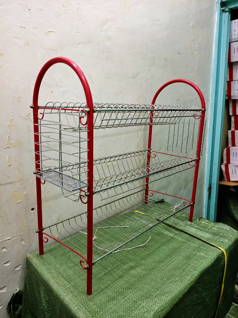 Strong 3 Tiers Stainless Steel Dish Drainer Rack