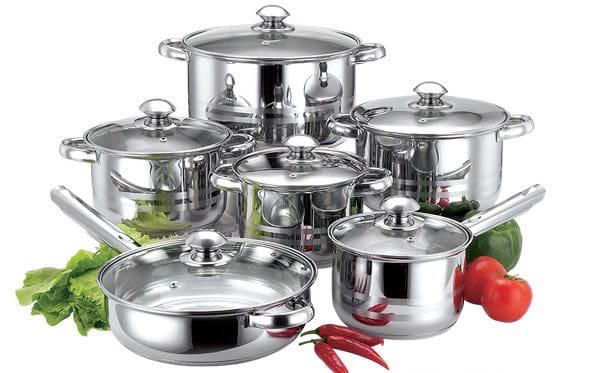 12 Pieces Zeng Fa Stainless Steel Kitchen Cookware Set