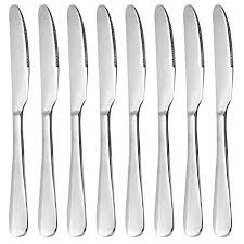 6 Pieces Heavy Stainless Steel Kitchen Butter Knives