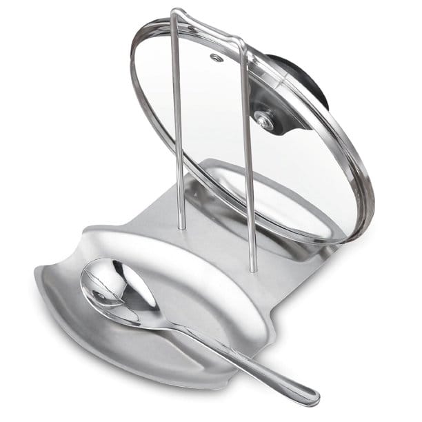 Stainless Steel Kitchen Spoon And Lid Rest