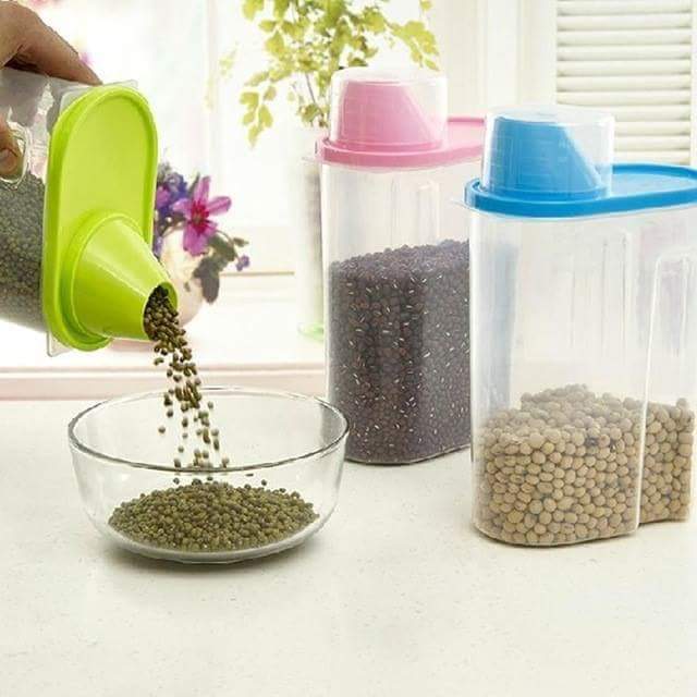 2.5 Litres Plastic Cereal Kitchen Containers