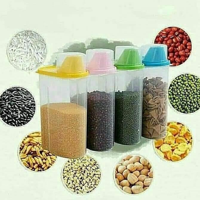 2.5 Litres Plastic Cereal Kitchen Containers