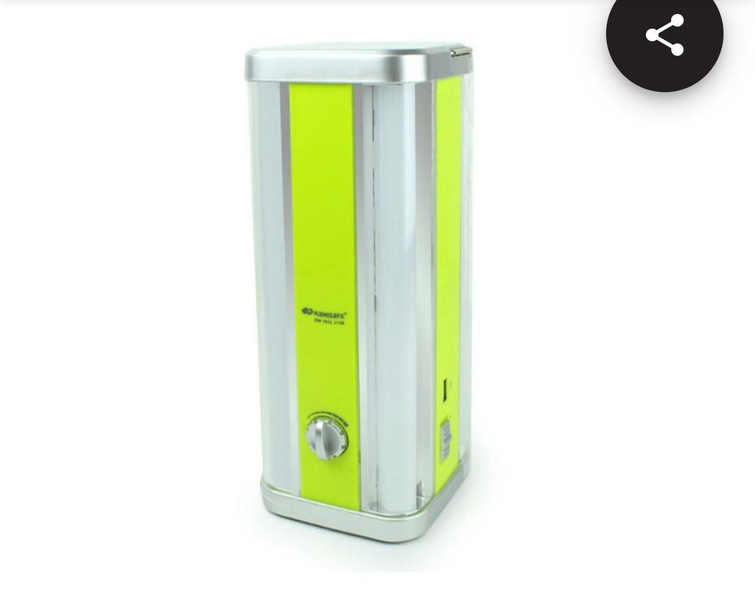 Kamisafe Rechargeable Emergency Lamp: Lasts 8 Hours