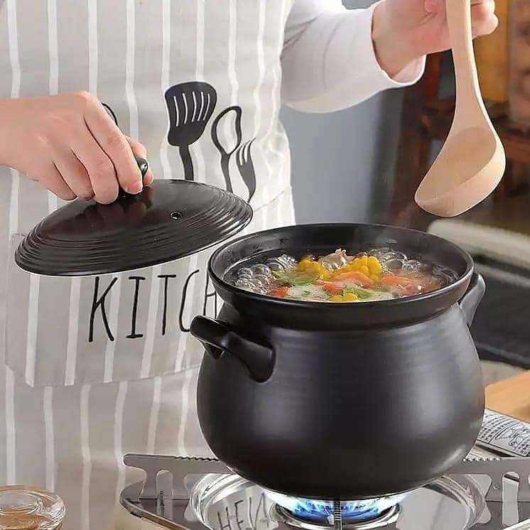 Porcelain Enameled Ceramic Cooking Pot